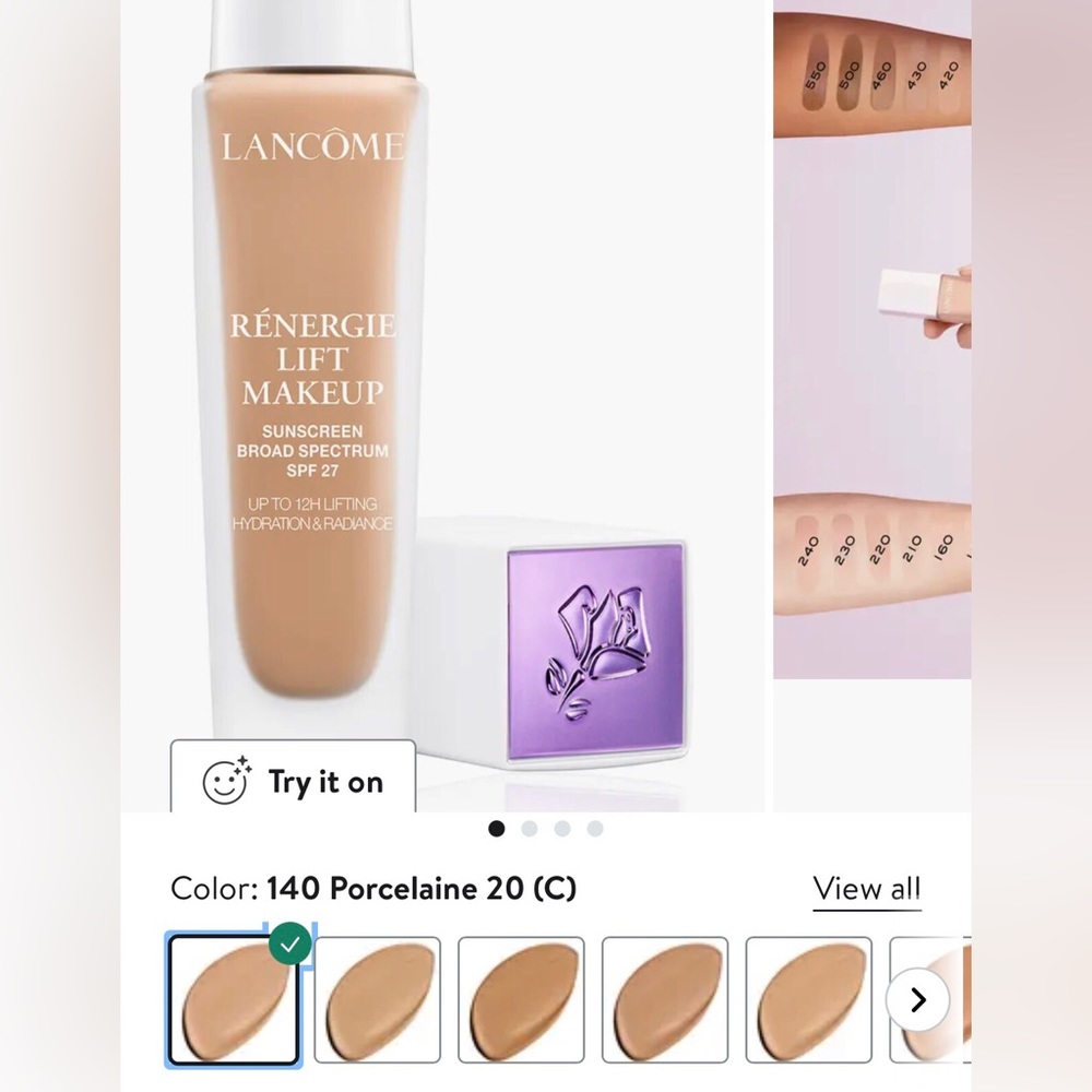 BN Rénergie Liquid Anti-Aging Foundation Broad Spectrum SPF 27 140 Porcelaine